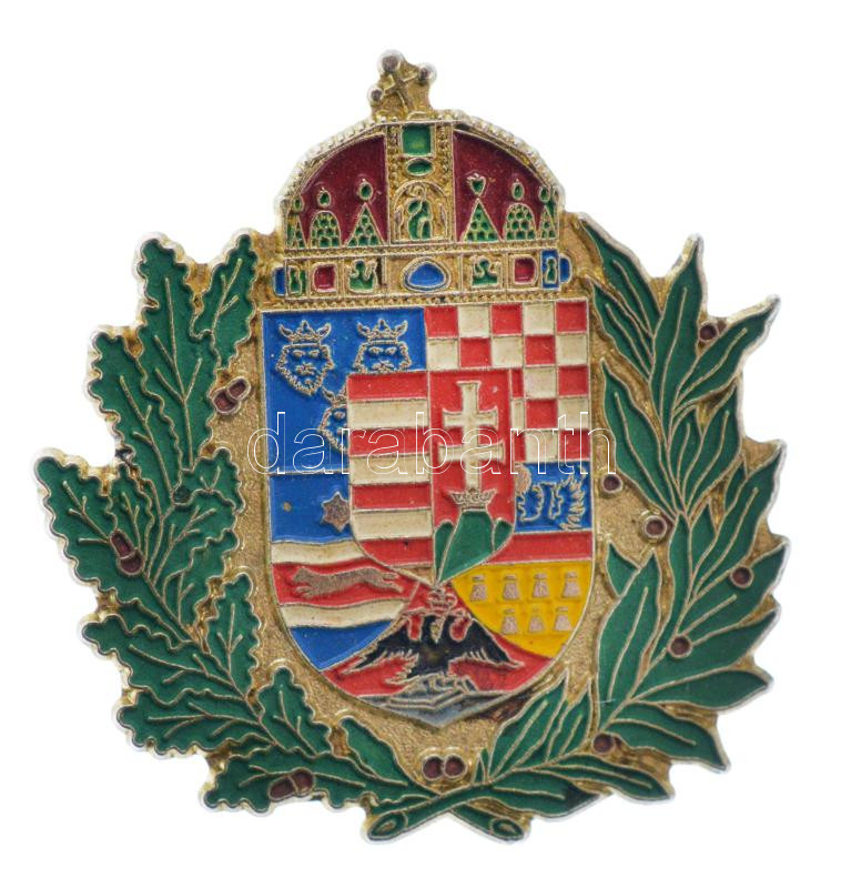 DN Magyarország középcímerét ábrázoló modern jelvény (36x34mm) T:1-