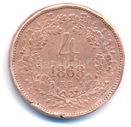 1868KB 4kr Cu T:2- karc, ph Adamo M7.1