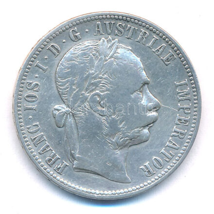 Ausztria 1887. 1Fl Ag 'Ferenc József' T:2- Austria 1887. 1 Florin Ag 'Franz Joseph' C:VF Krause KM#2222