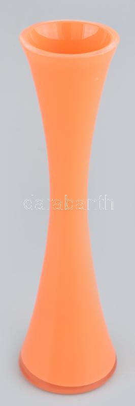 Luciano design üveg váza, peremén kis lepattanások, m: 28 cm