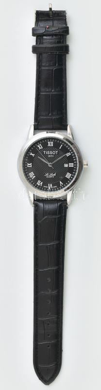 Tissot replika quartz férfi karóra, dátumkijelzővel, jó állapotban, d: 4,5 cm - Image 2