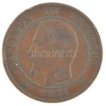 Franciaország / Második Császárság 1855B 10c bronz 'III. Napóleon' T:2,2- France / Second Empire 1855B 10 Centimes bronze 'Napoleon III' C:XF,VF Krause KM#771.2 - Image 2