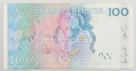 Svédország 2001-2014. 100K '8210260865' T:III Sweden 2001-2014. 100 Kronor '8210260865' C:F Krause P#65