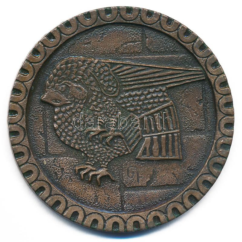 Örményország DN 'Hovhannavank Apátság' kétoldalas bronz emlékérem. Szign.:'G.F.' (60mm) T:1- festéknyom Armenia ND 'Hovannavank Monastery' two sided bronze commemorative medallion. Sign:'G.F.' (60mm) C:AU paint mark - Image 2