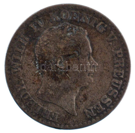 Német Államok / Poroszország 1843A 2 1/2Gr Ag 'IV. Frigyes Vilmos' T:3 patina, ph. German States / Prussia 1843A 2 1/2 Silber Groschen Ag 'Friedrich Wilhelm IV' C:F patina, edge error Krause KM#444