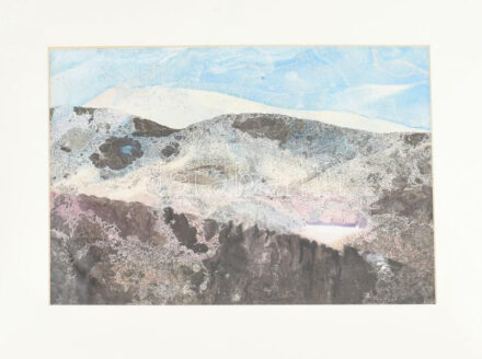 Marsovszky Endre (1916-1989): Schwarzwald II. Vegyes technika, papír, jelezve jobbra lent, paszpartuban, 27,5x35,5 cm