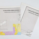 1989 A Balaton környékének földtani térképe, 2 db