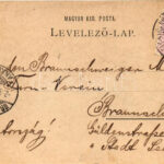 1898 (Vorläufer) Segesvár, Schässburg, Sighisoara; Fr. Teutsch + 'SZÉKELY-UDVARHELY-SEGESVÁR 134. SZ.' vasúti mozgóposta - Image 2