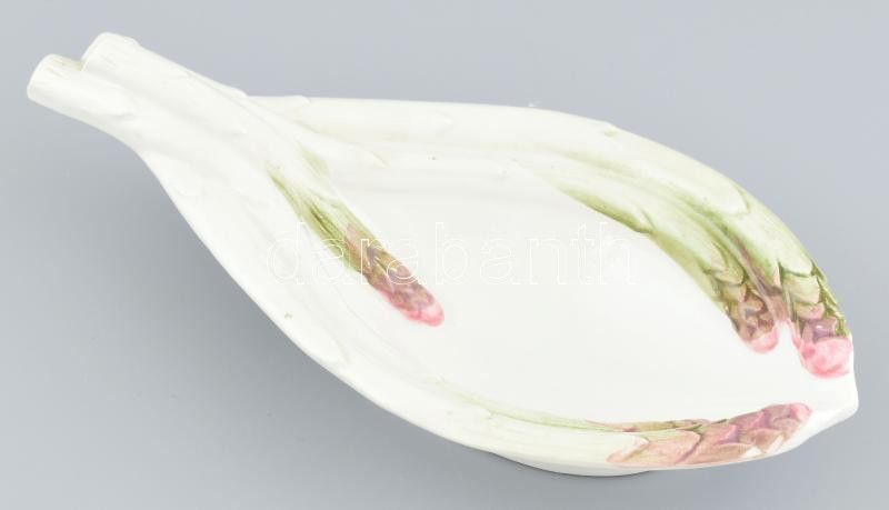 Spárgakínáló, jelzett, kopott, h: 25 cm