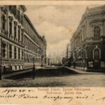 1900 Temesvár, Timisoara; Gyárváros, Baross utca / Vorstadt Fabrik / street view (fl)