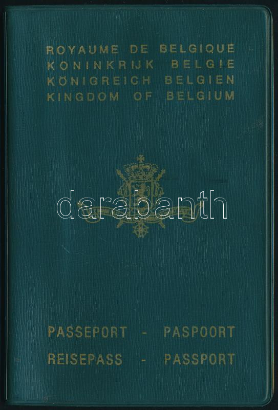 1971 Belga útlevél bélyegekkel - Image 2