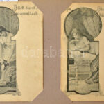 HÖLGYEK - 100 db RÉGI képeslap albumban / LADIES - 100 pre-1945 postcards in album