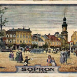 1920 Sopron, Ödenburg; Fő tér. I.L.W.II. 8267. Művészlap s: J. Kränzle (r)
