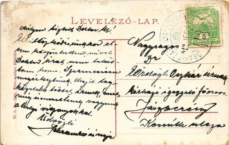 1912 Oravicabánya, Oravica, Oravicza, Oravita; kilátás a lövöldekertből. W.L. Bp. 1205. / general view (Rb) - Image 2