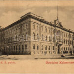 Kolozsvár, Cluj; EMKE palota. Dunky Fivérek cs. és kir. udvari fényképészek / palace (lyuk / pinhole)