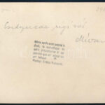 cca 1910-1920 Csíkszereda, M. kir. Honvéd Laktanya, hátoldalon feliratozott fotó, kis szakadással, 10×15 cm - Image 2
