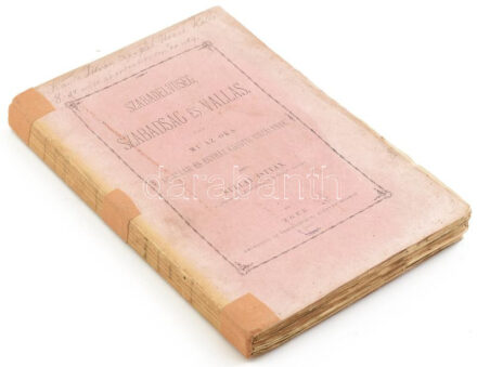 Sullay István: Szabadelvűség, szabadság és vallás. Vagy: Mi az oka az állam és egyház közötti viszálynak. Eger, 1879, Érsek-lyceumi könyvnyomda, X+(2)+340 p. Első kiadás. Kiadói papírkötés, sérült, ragasztott gerinccel,