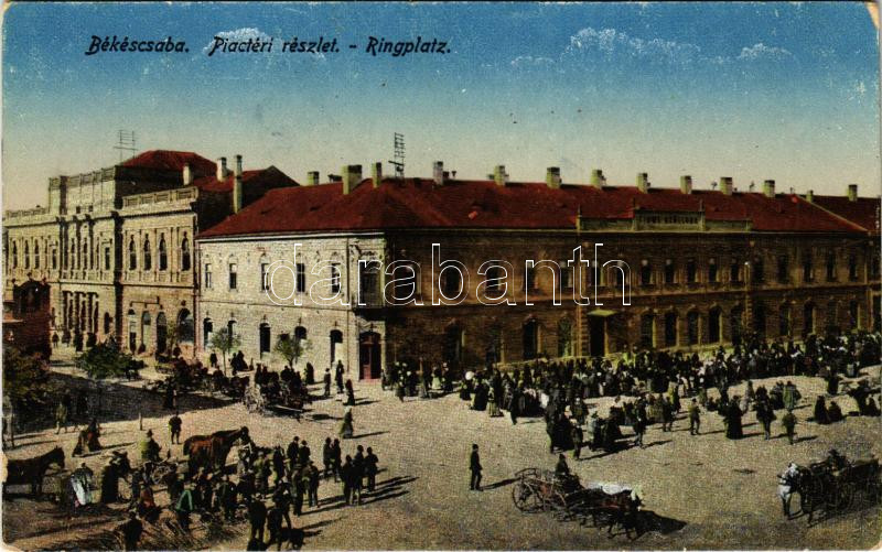 Békéscsaba, Piac tér, Fiume szálloda