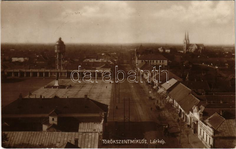1939 Törökszentmiklós, Fő tér, víztorony