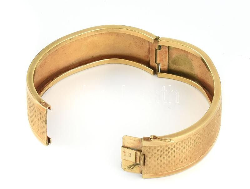 Karreif / karperec, jelzett, kis deformálódással, kopásokkal d: 6 cm - Image 2