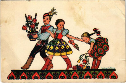 Magyar népviselet / Hungarian folklore s: Szilágyi G. Ilona (szakadások / tears)