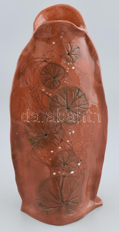 AR jelzéssel, kerámia váza, hibátlan, m: 30 cm