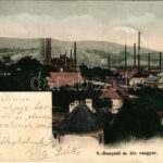 1905 Vajdahunyad, Vajda-Hunyad, Hunedoara; M. kir. vasgyár / ironworks, iron factory (EK)