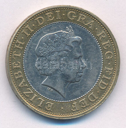 Nagy-Britannia 1999. 2P Cu-Ni/Ni-sárgaréz 'II. Erzsébet / Rögbi Világkupa' T:2 Great Britain 1999. 2 Pounds Cu-Ni/Ni-Brass 'Elisabeth II / Rugby World Cup, Wales 1999' C:XF Krause KM#999