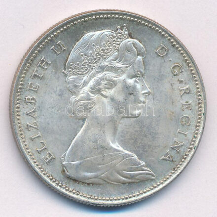 Kanada 1966. 1$ Ag 'II. Erzsébet' T:1-,2 patina Canada 1966. 1 Dollar Ag 'Elizabeth II' C:AU,XF patina Krause KM#64.1