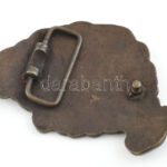 Nagy-Magyarországot ábrázoló övcsat, fém, 7x10 cm - Image 2