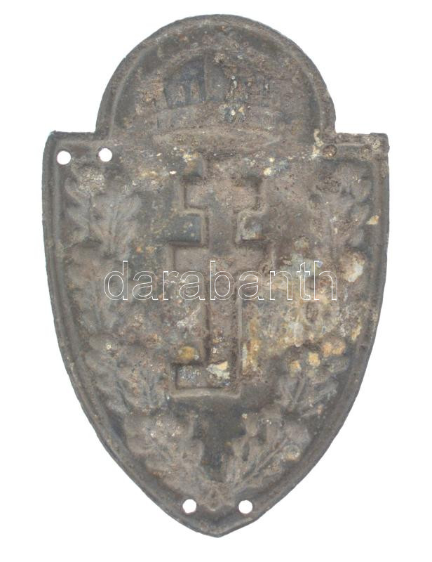 ~1940. hadifém lemez levente jelvény (58x34mm) T:2 kissé hajlott lemez, kopásnyom - Image 2