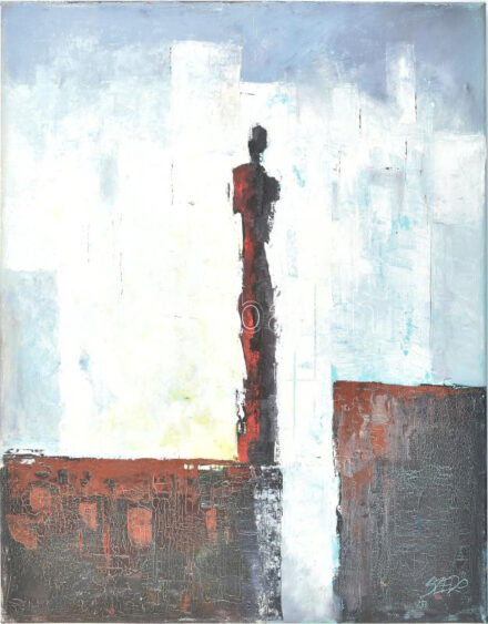 Szedő László (1971-): Díva. Olaj, vászon. Jelzett, 50×40 cm