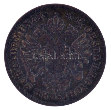 Ausztria 1851A 1/4kr Cu T:2,2- patina Austria 1851A 1/4 Kreuzer Cu C:XF,VF patina Krause KM#2180