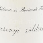 1967 Badacsonyi zöldszilváni, Bormúzeum, bontatlan palack muzeális fehérbor, 0,7 l. - Image 2