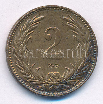 1894. 2f Cu T:1-,2 Adamo K2