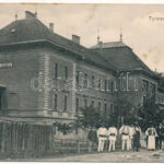 Gyimes, Csík-Gyimes, Ghimes; vasútállomás, erdélyi folklór, népviselet. Adler Alfréd / railway station, Transylvanian folklore, folk costumes (EB)