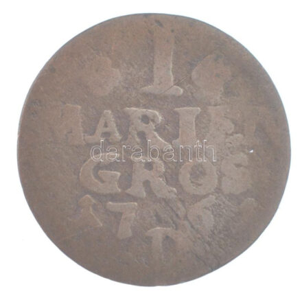 Német Államok / Kelet-Frízföld 1761D 1gr billon T:3- German States / Eastern Friesland 1761D 1 Marien Groschen billon C:VG Krause KM#230