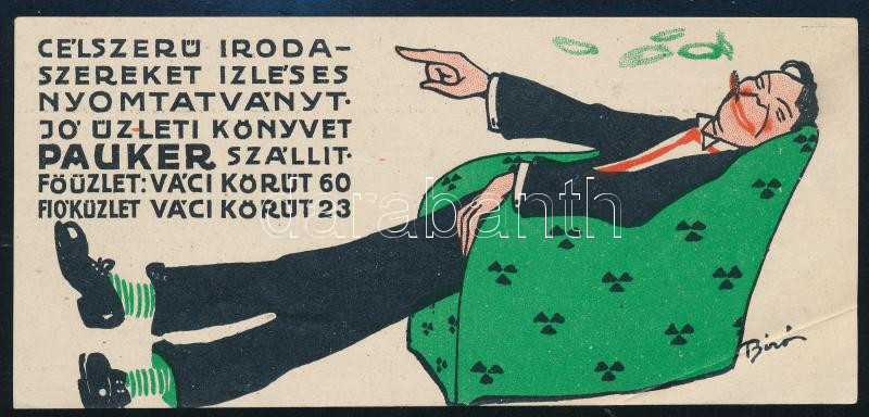 Pauker irodaszer számolócédula