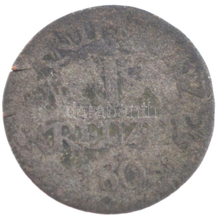 Német Államok / Hessen-Darmstadt 1805. 1kr billon T:3,3- patina German States / Hessen-Darmstadt 1805. 1 Kreuzer billon C:F,VG patina Krause KM#257