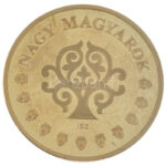 ifj. Szlávics László (1959-) 2011. 'Nagy Magyarok / Liszt Ferenc' aranyozott Cu emlékérem kapszulában (40mm) T:2 (PP) patina - Image 2