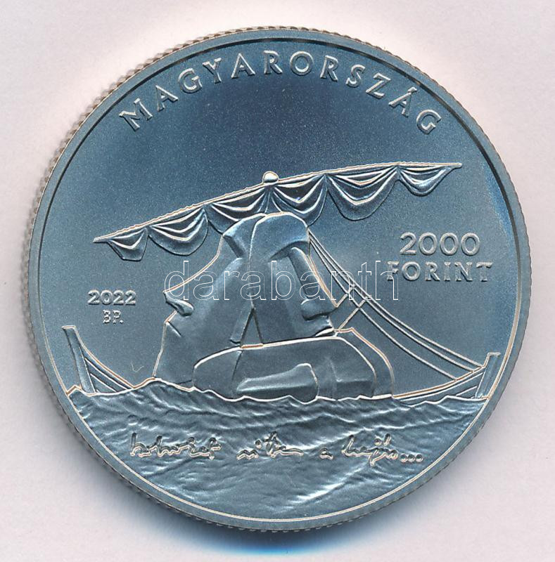 2022. 2000Ft Cu-Ni 'Nemes-Nagy Ágnes' T:BU patina - Image 2