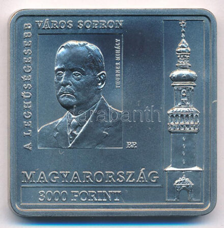 2021. 3000Ft Cu-Ni 'Sopron a leghűségesebb város' kapszulában T:BU Adamo EM427