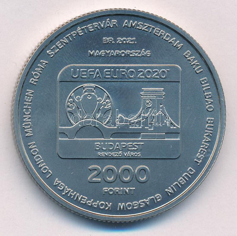 2021. 2000Ft Cu-Ni 'XVI. UEFA Labdarúgó-Európa-bajnokság' T:BU Adamo EM416 - Image 2