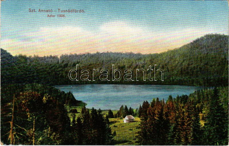 Tusnádfürdő, Baile Tusnad; Szt. Anna tó. Adler fényirda / lake