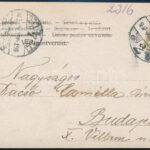 1907 Miskolc, patakban ruhát mosó asszonyok, megírt fotólap, 9×14 cm - Image 2