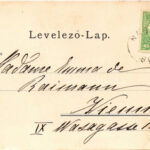 1906 Nagykomlós, Comlosu Mare; San Marco kastély. S. Marco család levele / castle. Letter of the owner (fl) - Image 2