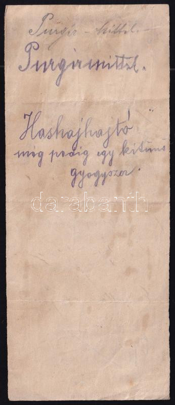 1893 Rákospalota, gyógyszerrecept több bejegyzéssel - Image 2