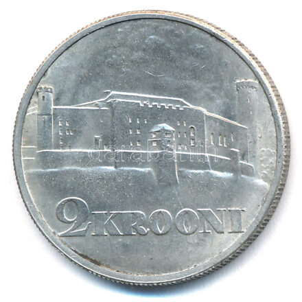 Észtország 1930. 2K Ag 'Toompea' T:1- Estonia 1930. 2 Krooni Ag 'Toompea' C:AU Krause KM#20