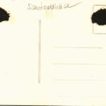 Szentgotthárd, Országzászló, Hősök szobra, emlékmű, templom. photo (11 cm x 8,3 cm) (ragasztónyom / glue marks) - Image 2