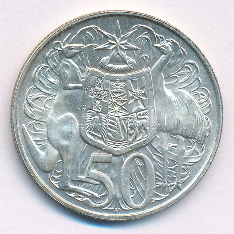 Ausztrália 1966. 50c Ag 'II. Erzsébet' T:1- Australia 1966. 50 Cents Ag 'Elisabeth II' C:AU Krause KM#67 - Image 2